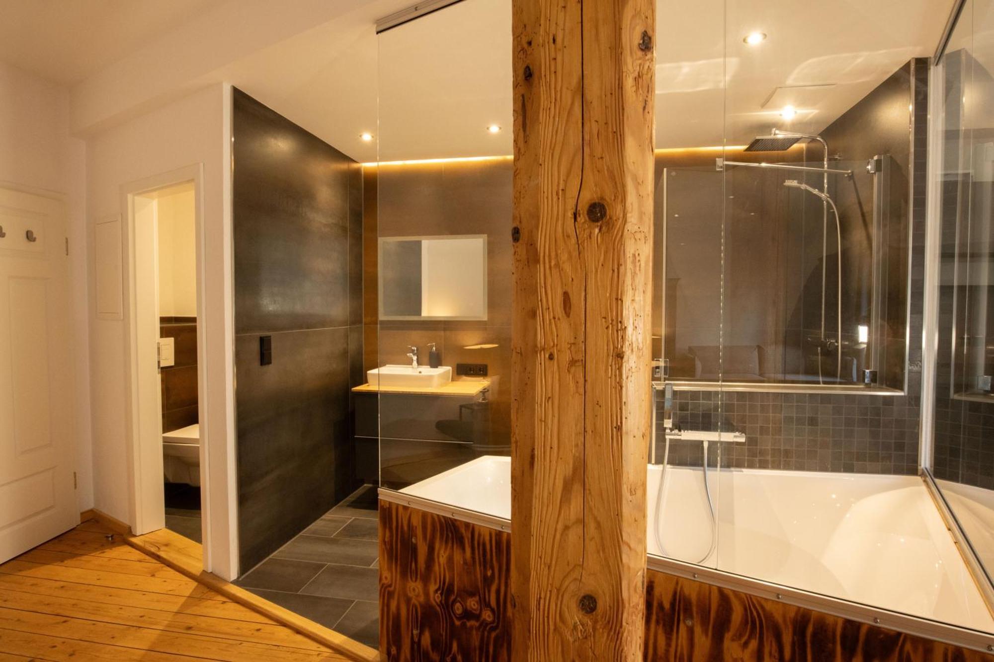 Loft Apartment Mit Grosser Badewanne B Mugeln Exterior photo