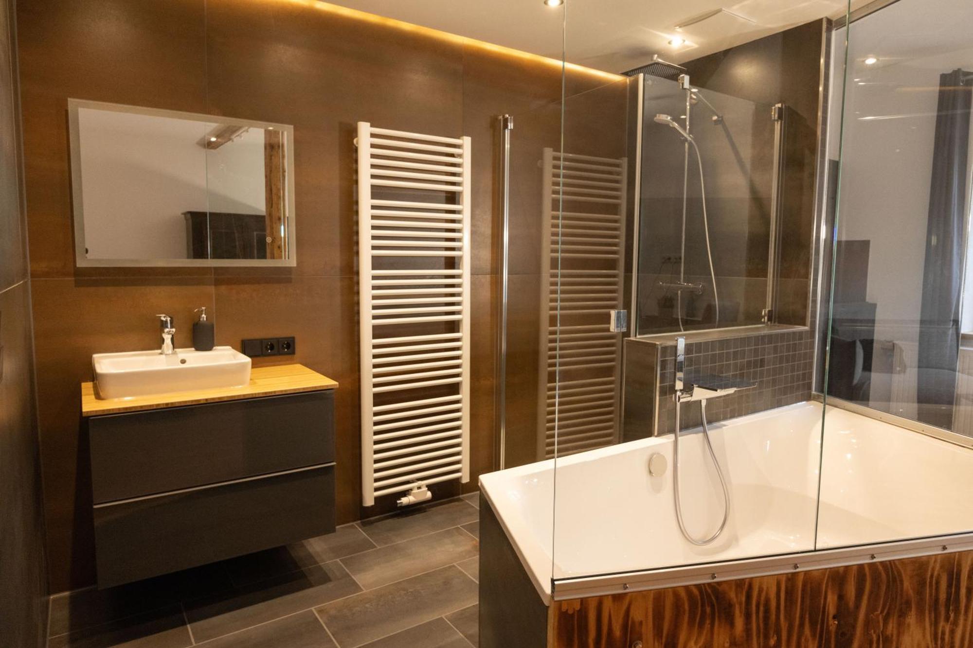 Loft Apartment Mit Grosser Badewanne B Mugeln Exterior photo